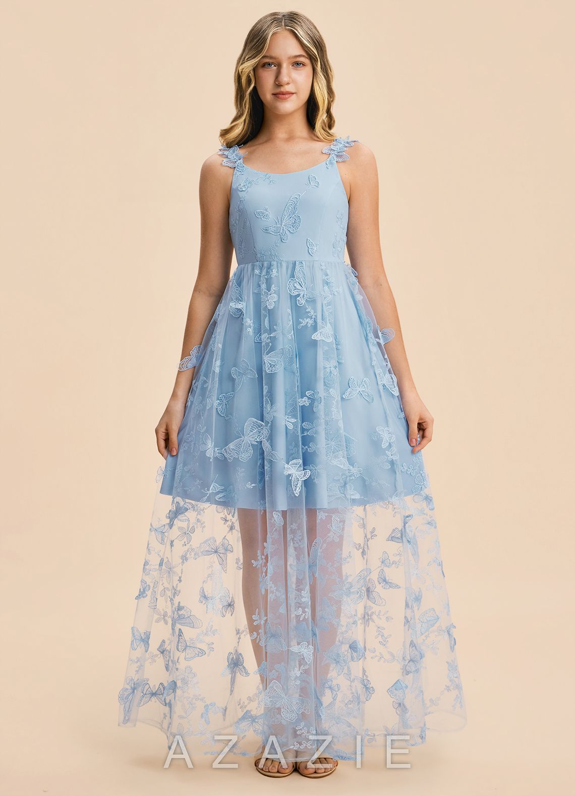 Azazie Logan Junior Formal Dress  sp_haze_blue_#hb424