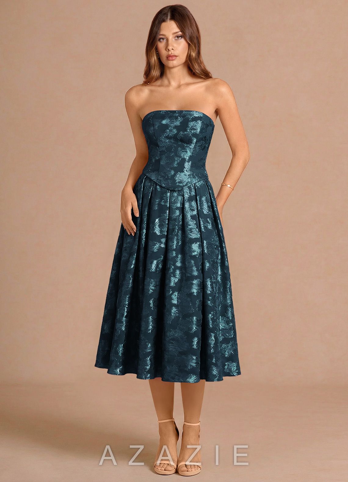 Petal {color} Midi Dress  sp_navy_#n135036