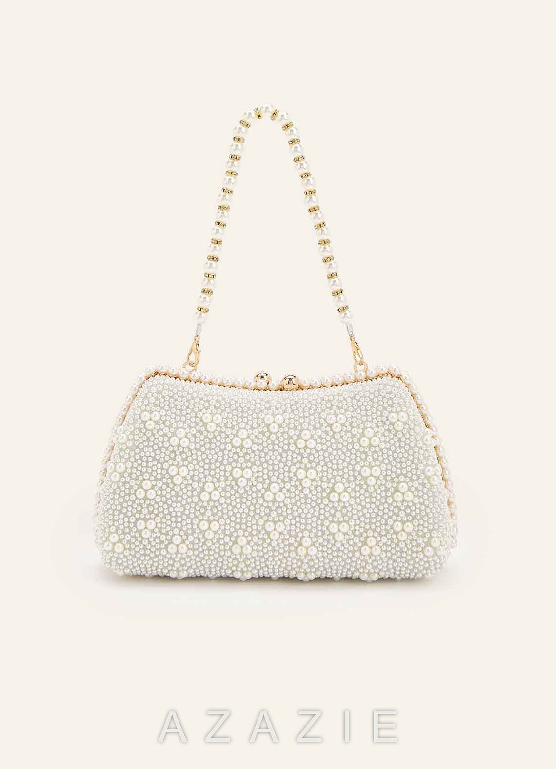 Pearl Beaded Clutch