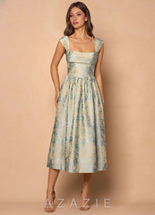 Runa {color} Midi Dress  sp_vintage_blue_#vb134731