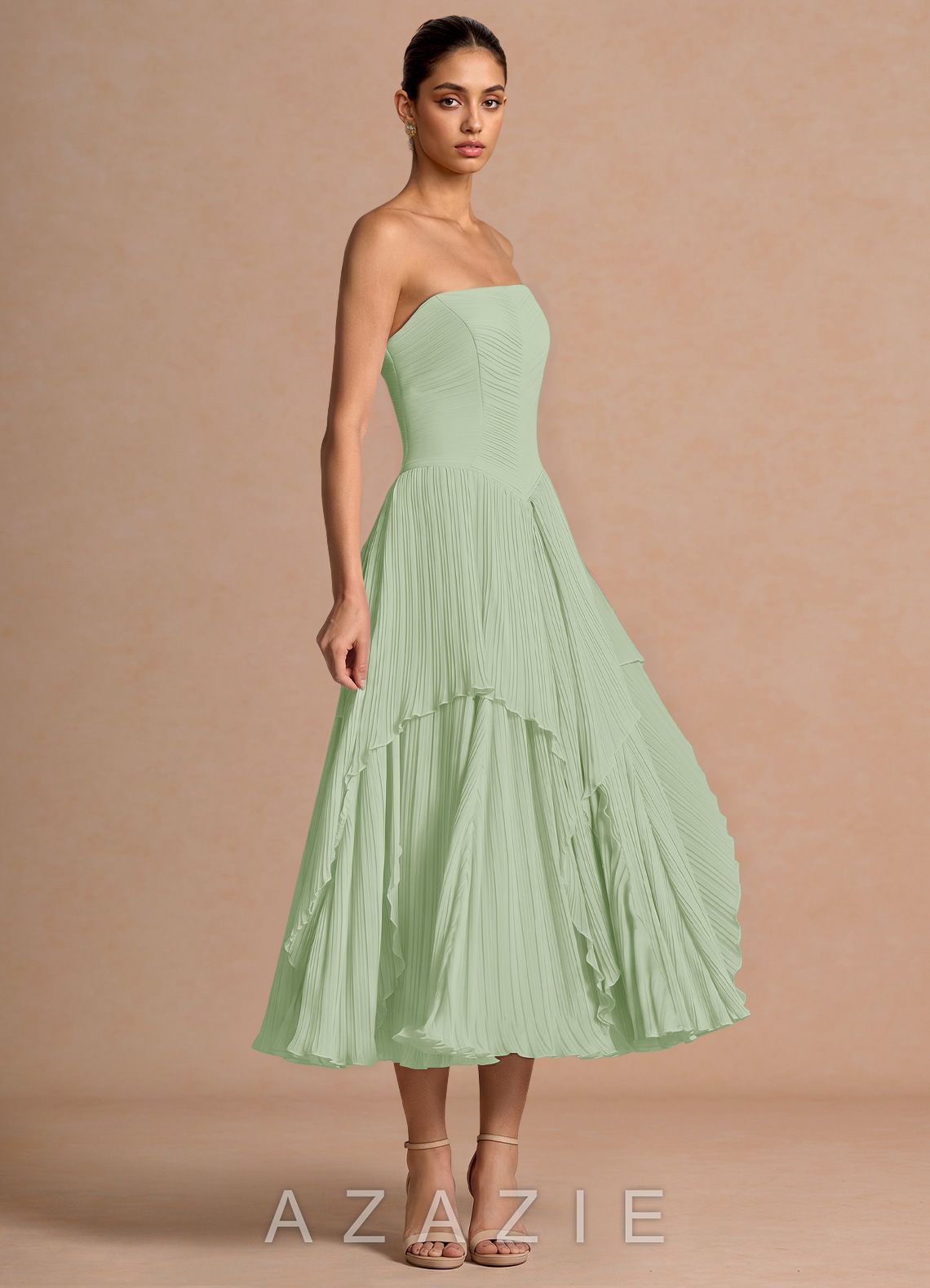 Kerensa {color} Midi Dress  sp_light_green_#lg134241