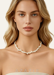 Freshwater Pearl Strand Necklace  white