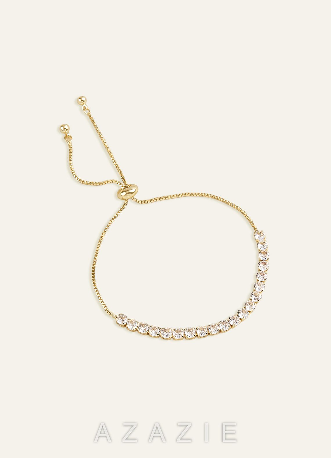 Rhinestone Adjustable Strand Bracelet