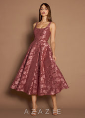 Briac {color} A-line Midi Dress  sp_vintage_rose_#vr134282