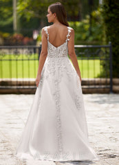 Dreamscape White A-line Prom Dress  white