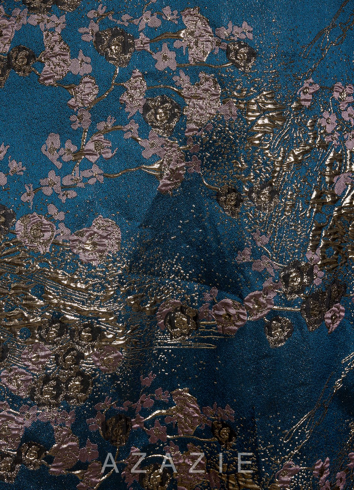 Marlie {color} Midi Dress  sp_teal_floral_#tf134963