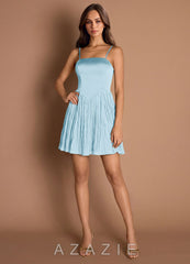 Lorie {color} Mini Dress  sp_sky_blue_#111401