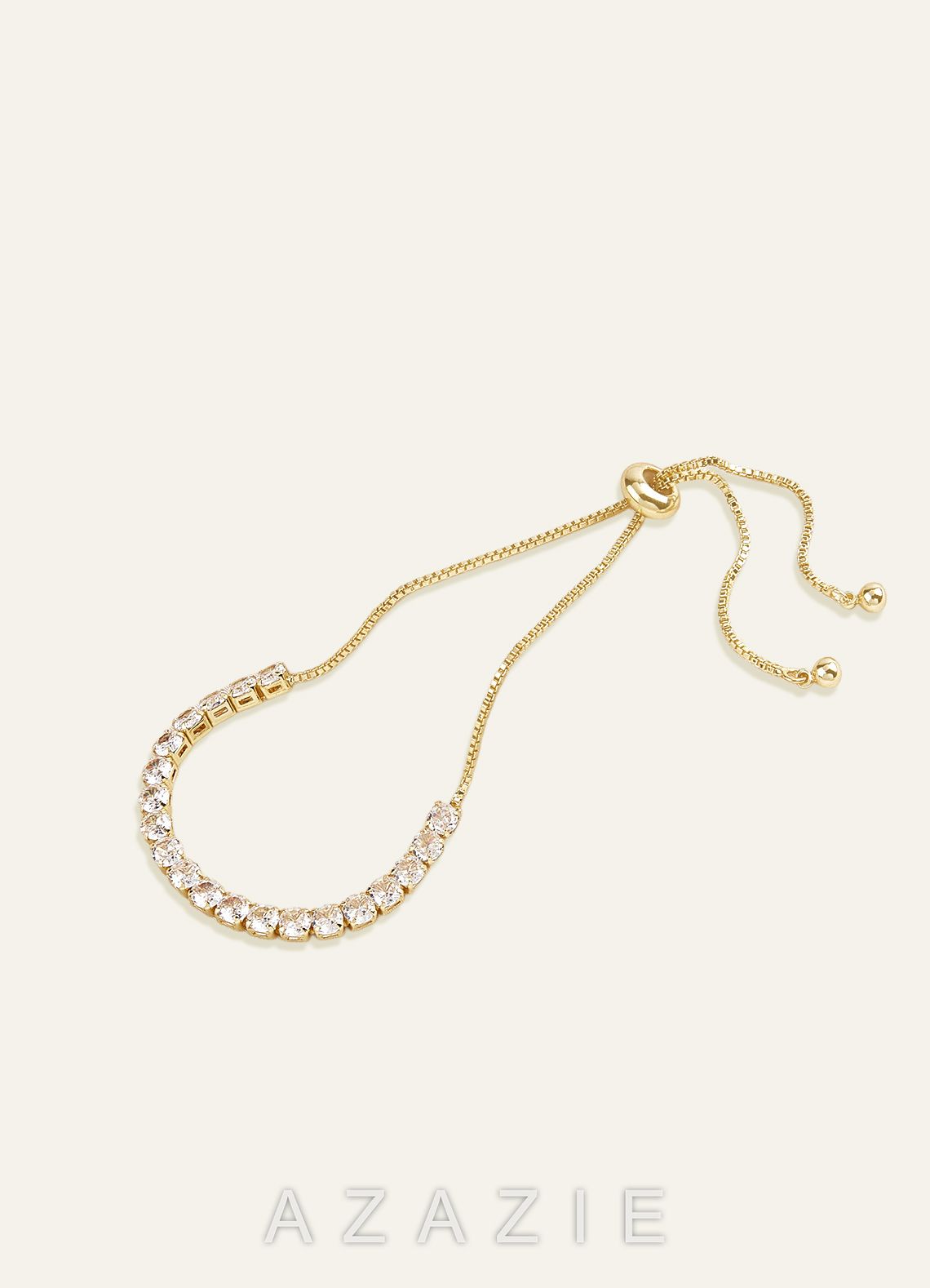 Rhinestone Adjustable Strand Bracelet