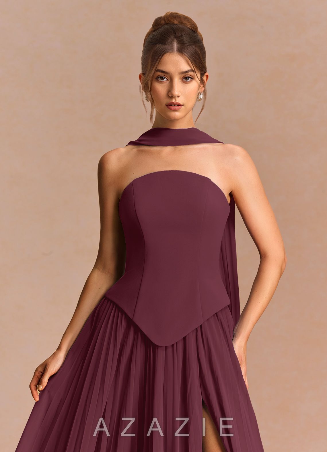 Noeline {color} Maxi Dress  wine_#wn134182