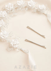 3D Floral Flower Girl Headpiece