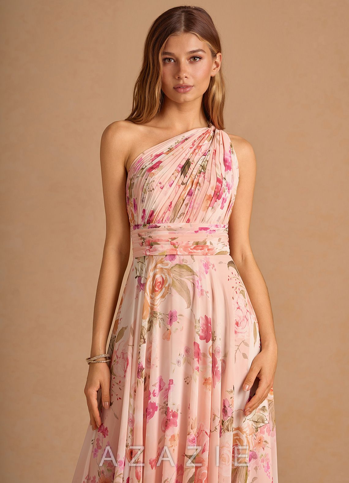 Noelle {color} Maxi Dress  sp_abstract_bouquet_floral_#111401