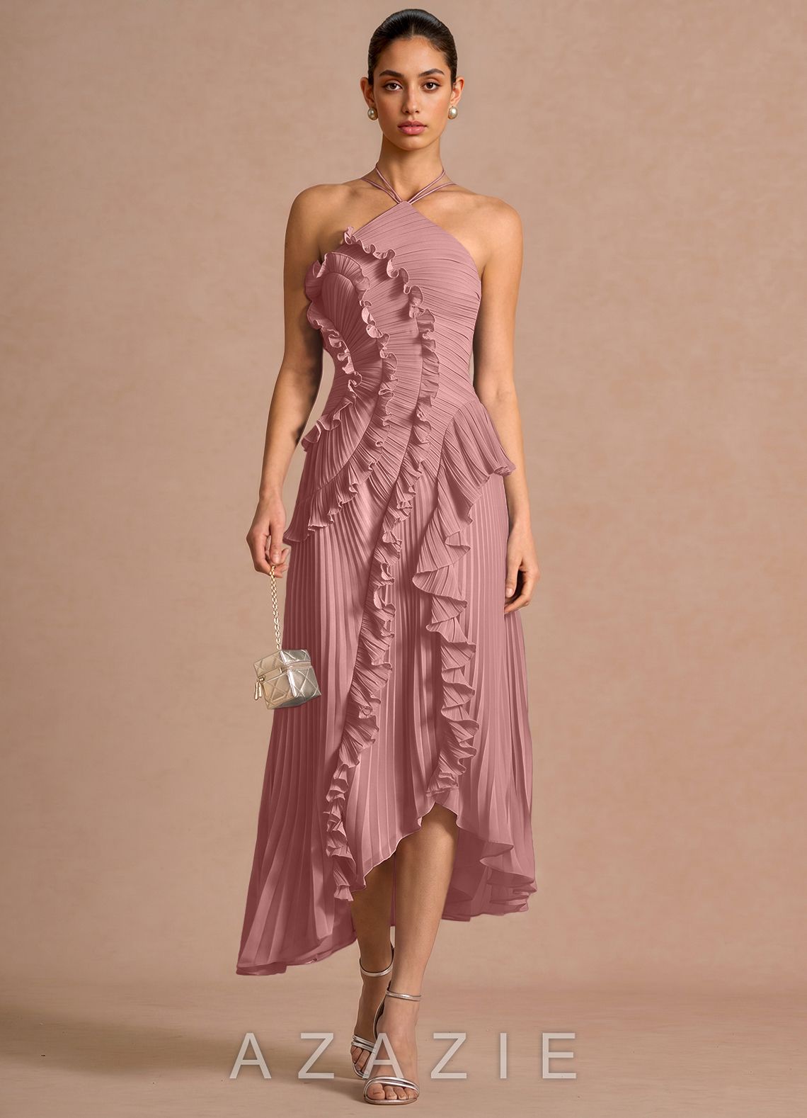 Hatsu {color} Maxi Dress  light_pink_#lp134193