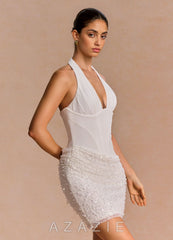 Ife {color} Mini Dress  white_#wt134112