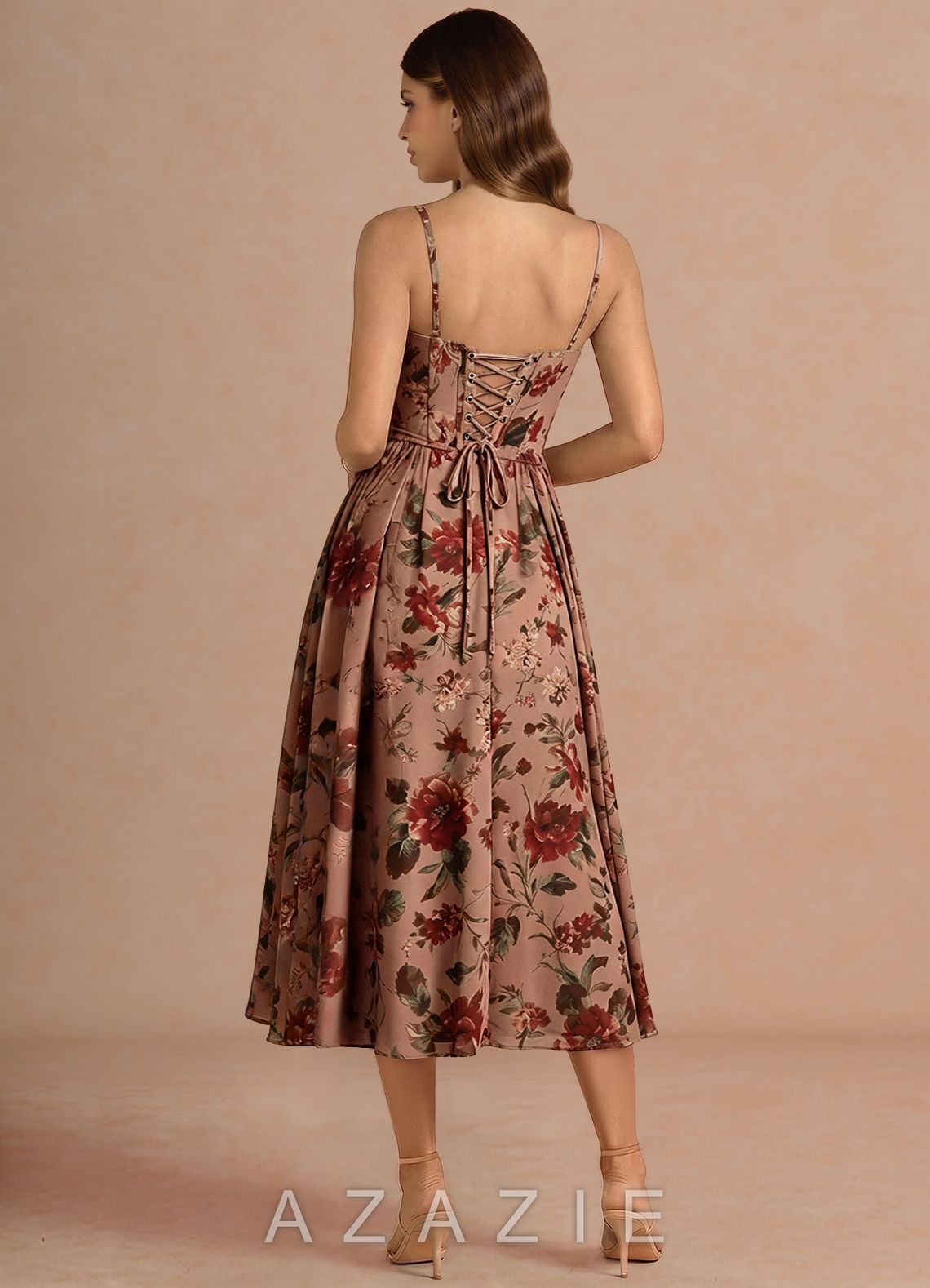 Rowena {color} Midi Dress  sp_mauve_multi_#mm134342