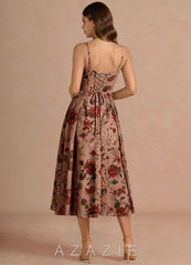 Rowena {color} Midi Dress  sp_mauve_multi_#mm134342