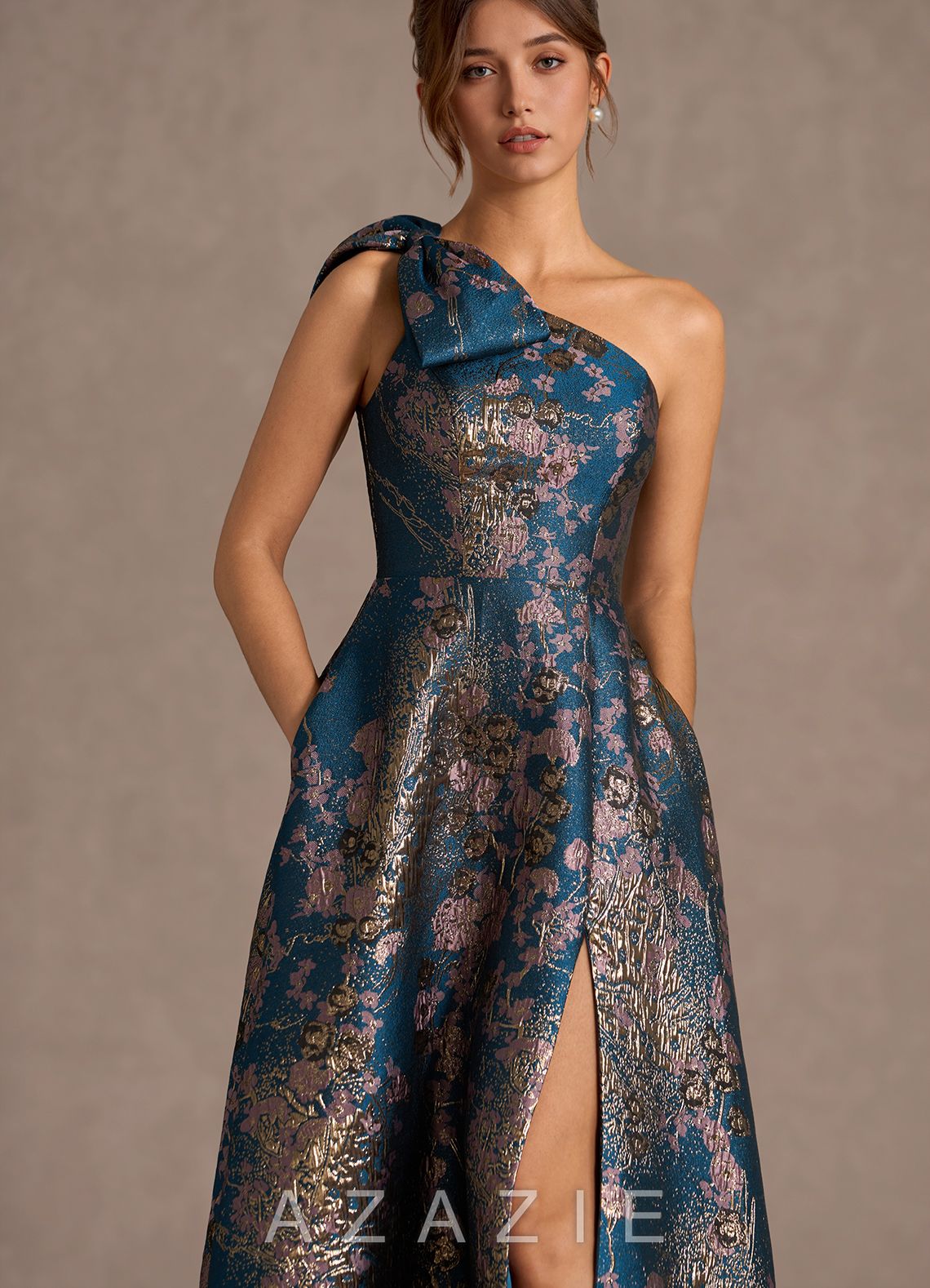 Jonelle {color} Maxi Dress  sp_teal_floral_#tf134963