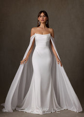 Azazie Jennet Diamond White Sheath Strapless Crepe Back Satin Dress