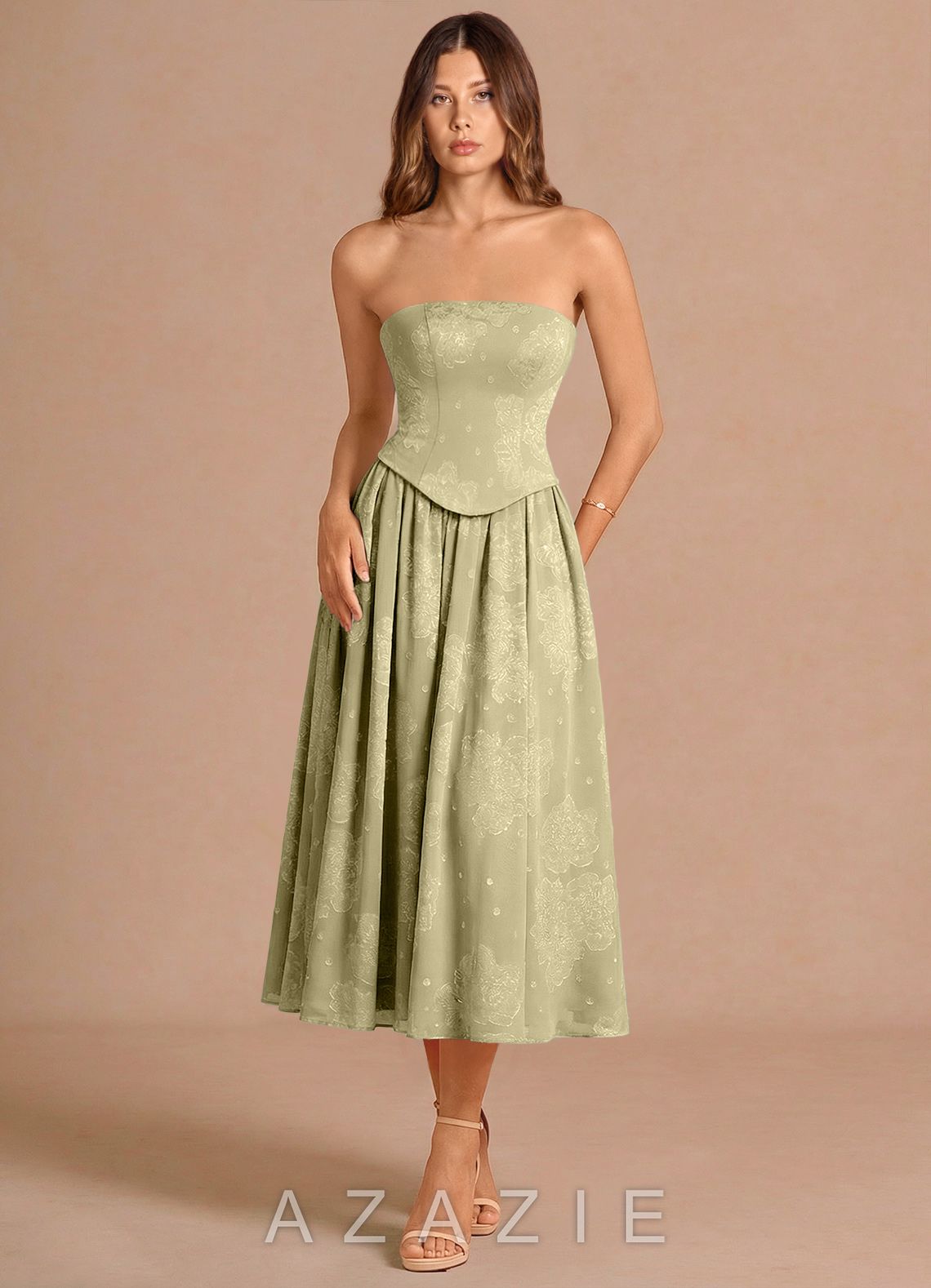 Isaura {color} Midi Dress  sp_celadon_#cn134718