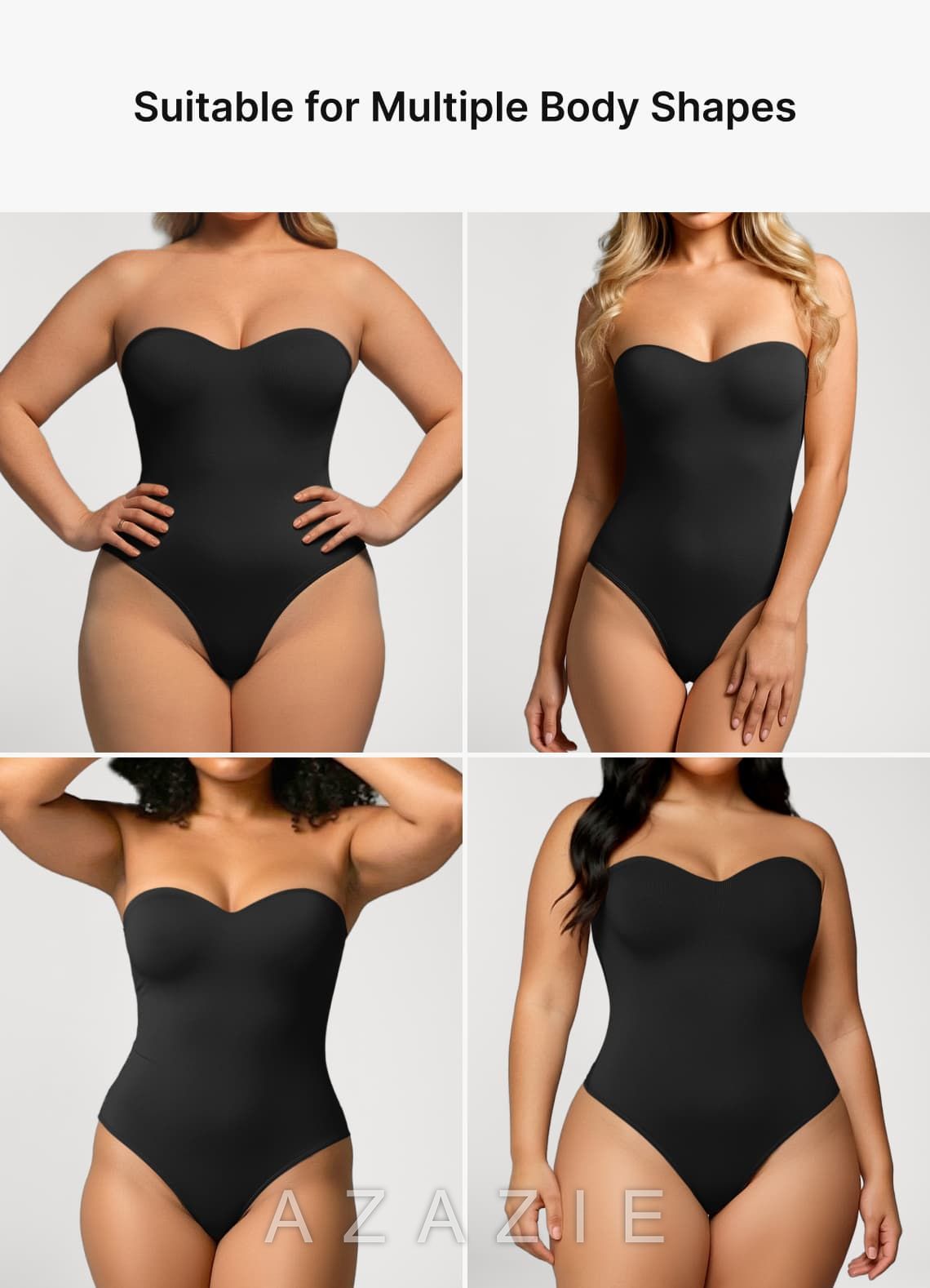 Strapless Invisible Molded Cup Shapewear