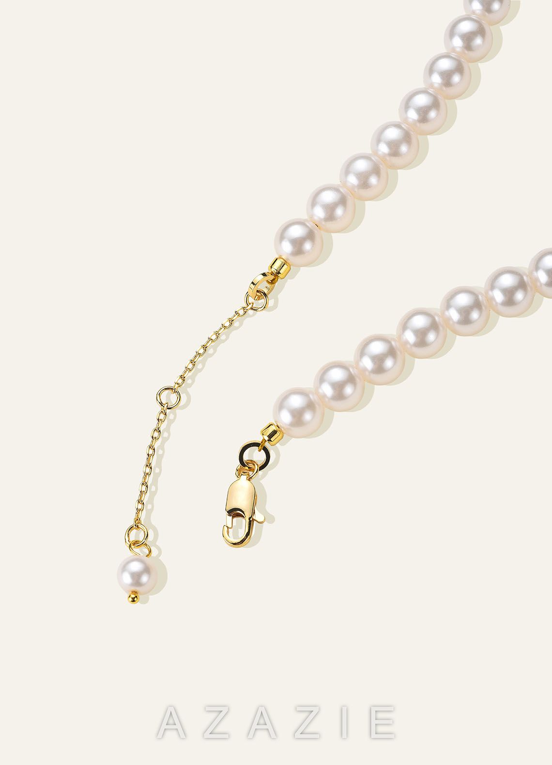 Classic Pearl Necklace  white