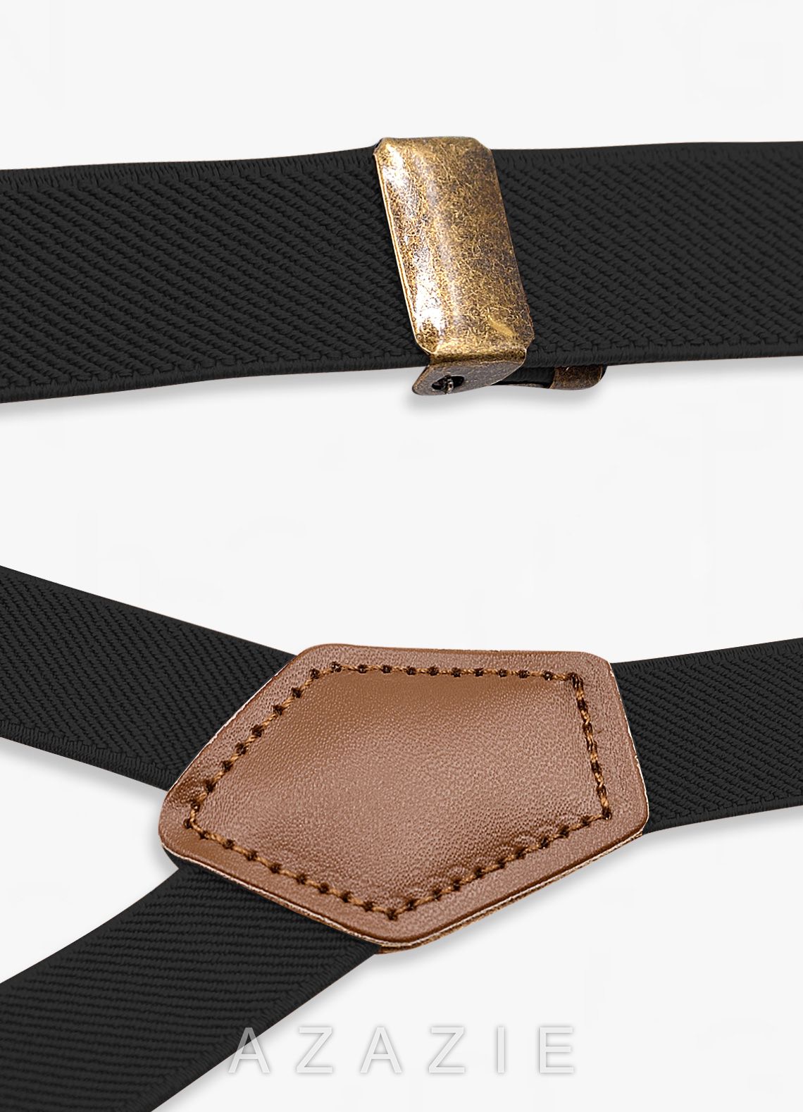 Boy's Three-Clip Suspenders  black