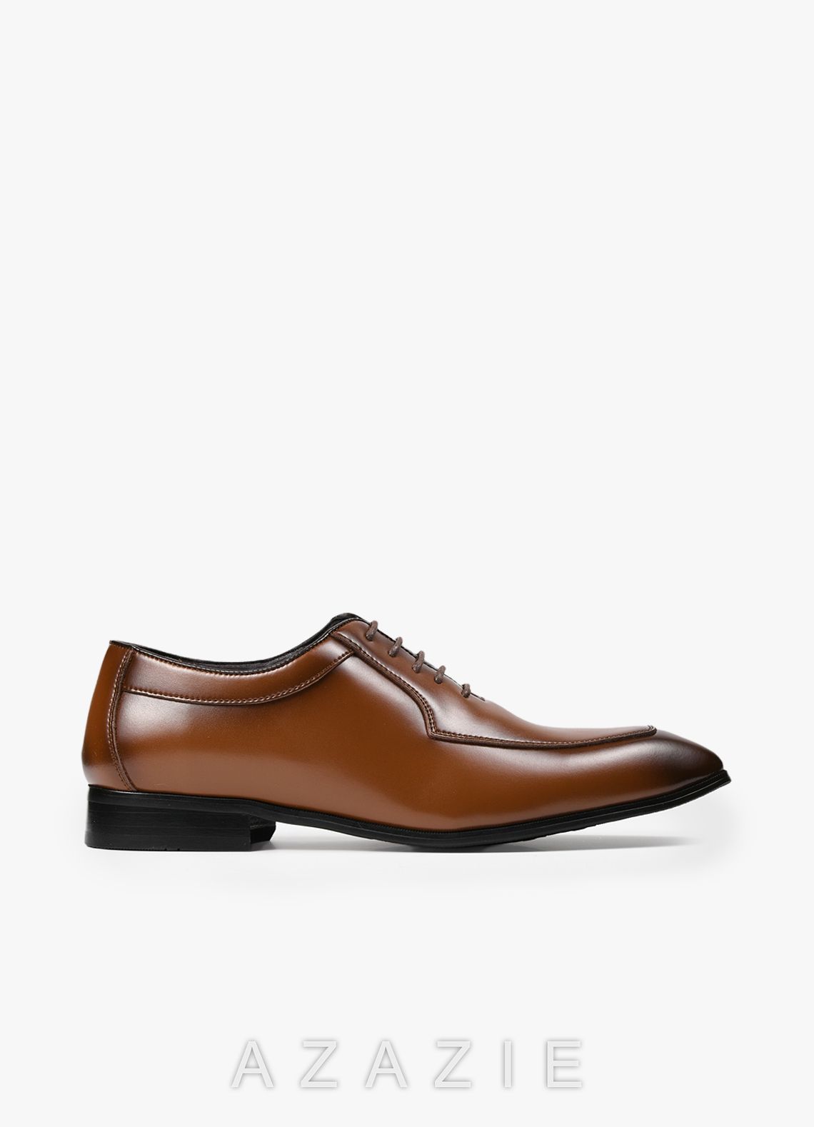Classic Split Leather Men's Dress Shoes  brown