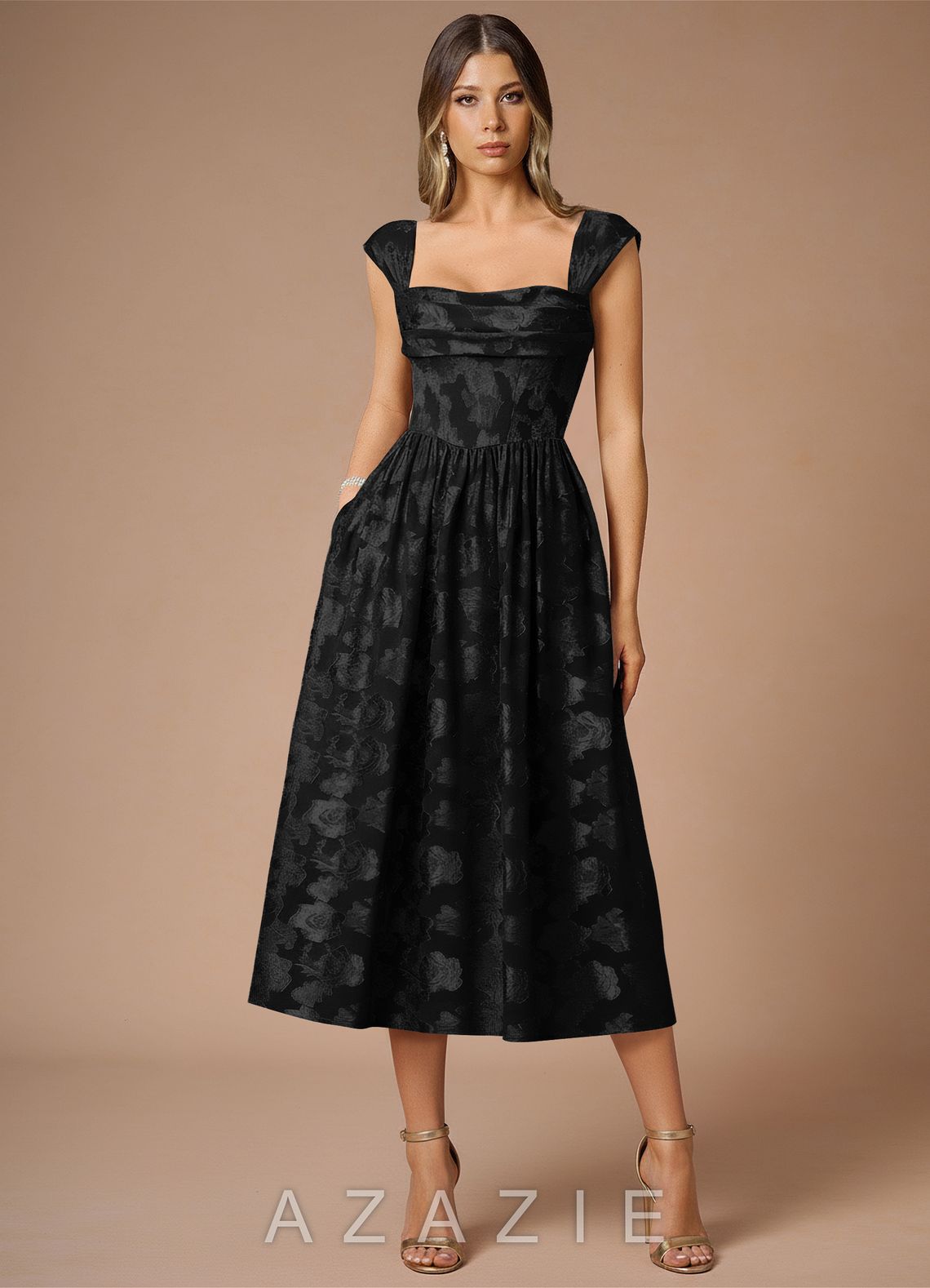 Dana {color} Midi Dress  sp_black_#bk134741