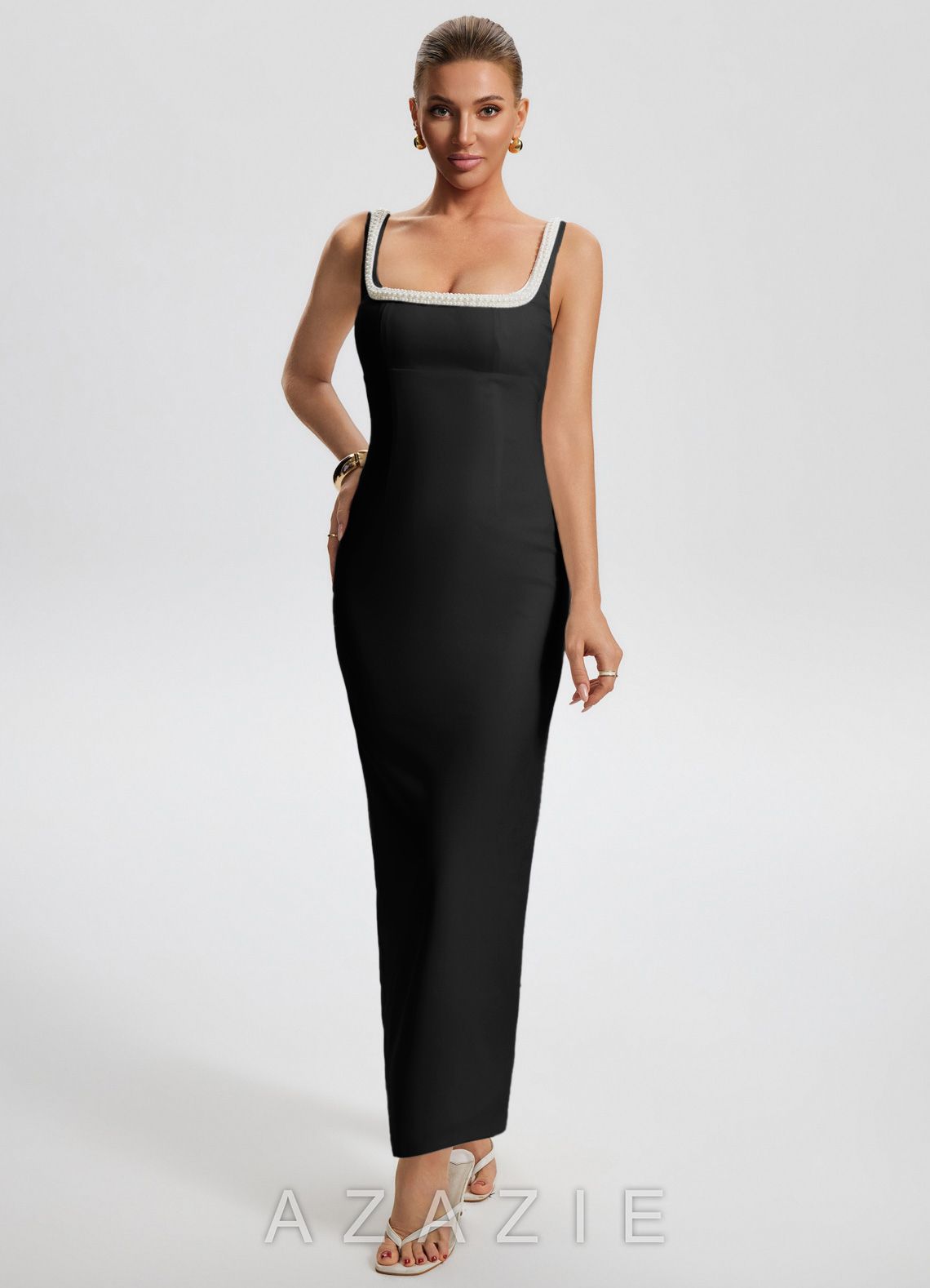 Aure {color} Maxi Dress  black