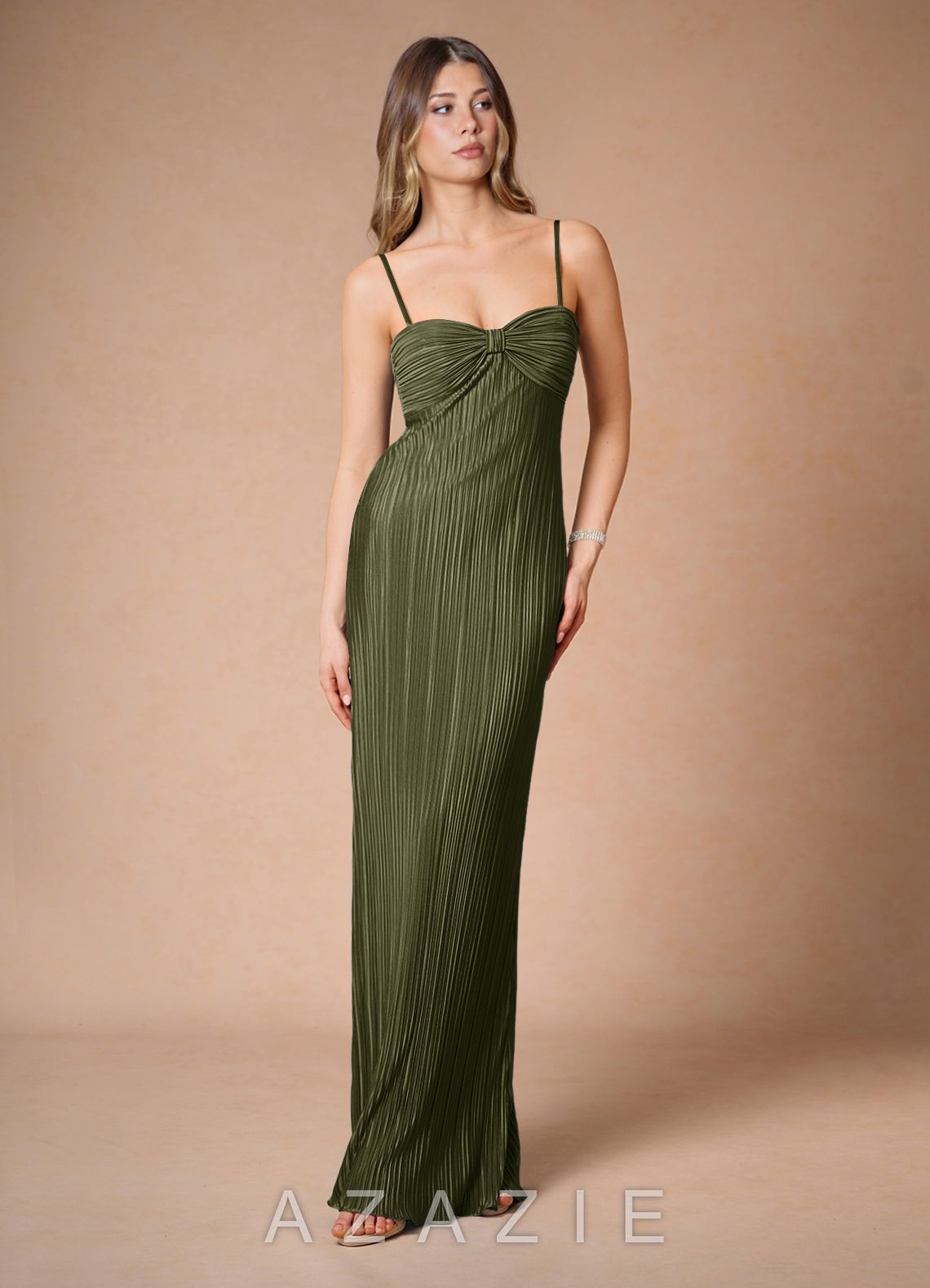 Nephele {color} Maxi Dress  sp_moss_green_#mg134783