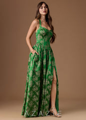 Remie {color} Maxi Dress  sp_green_bloom_#gb134304