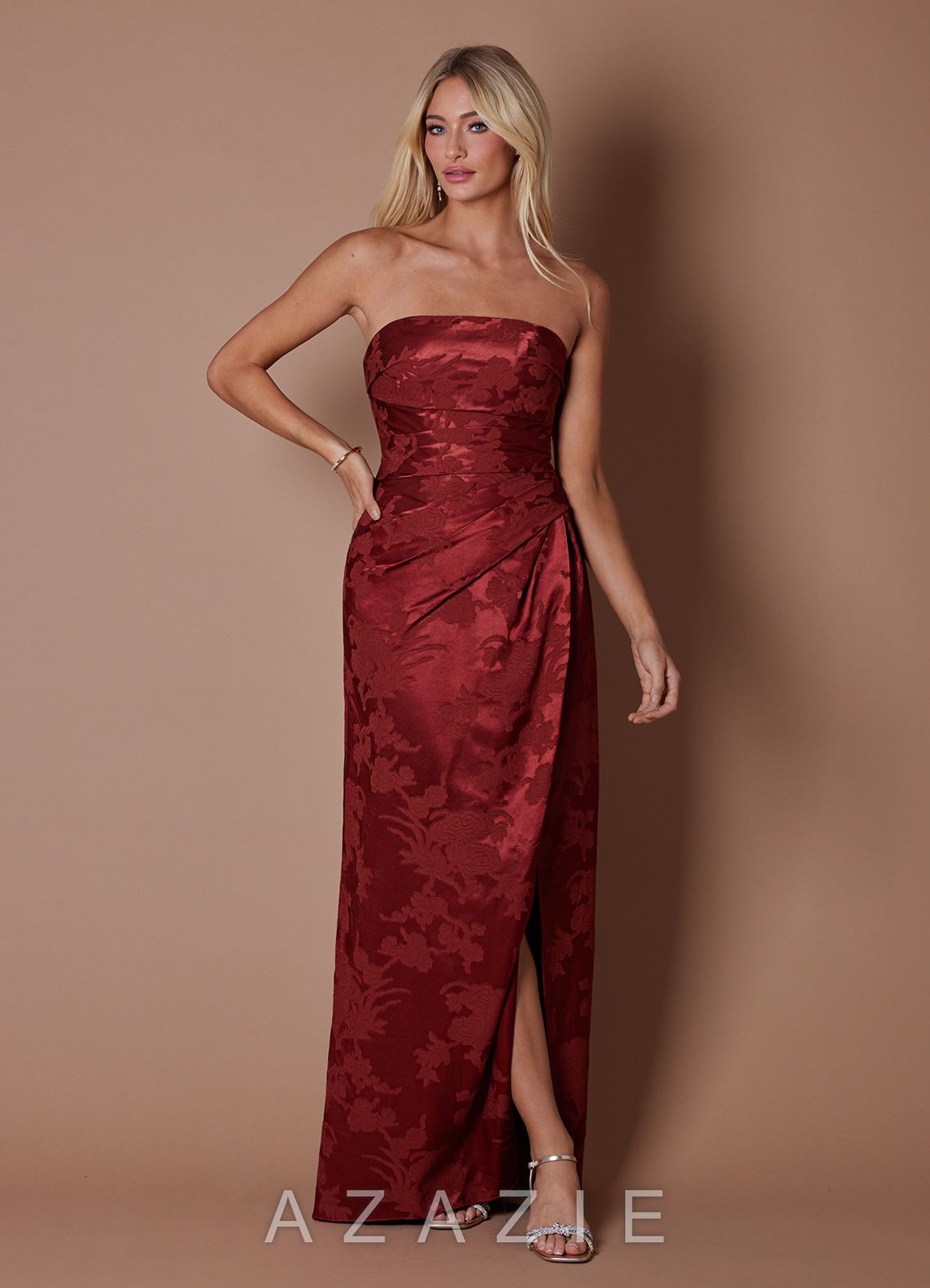 Flavia {color} Maxi Dress  sp_mahogany_red_#mr134186