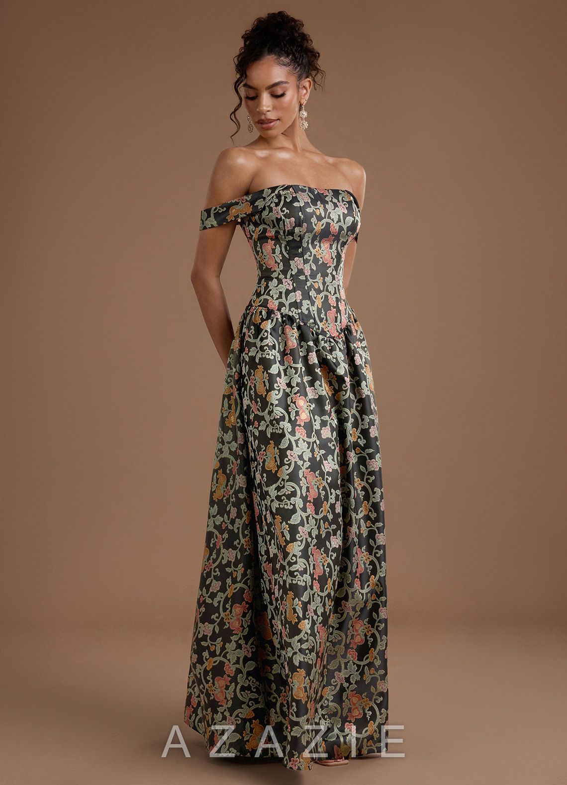 Adele {color} Maxi Dress  sp_midnight_garden_#mg134314
