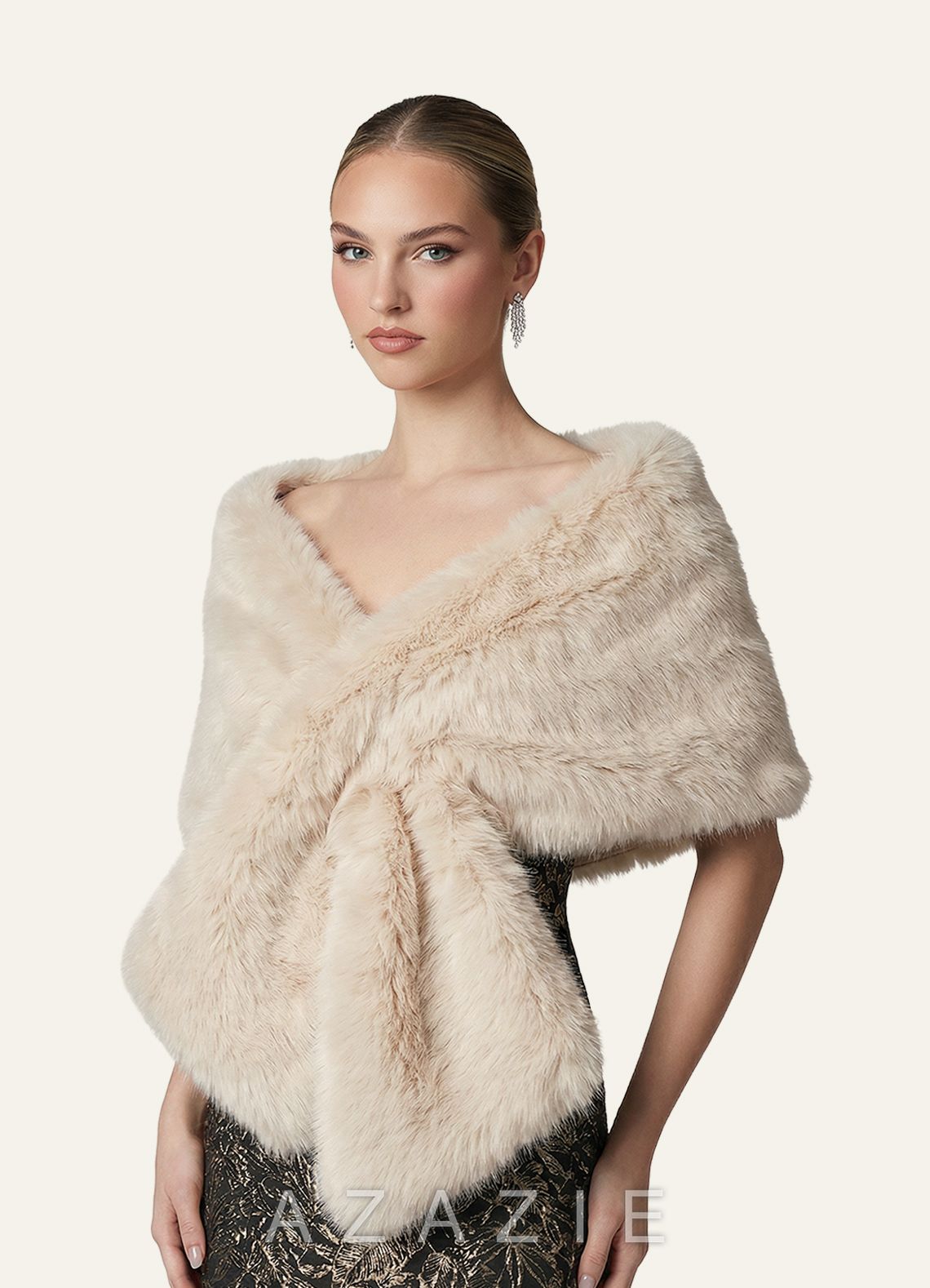 Plush Faux Fur Wrap