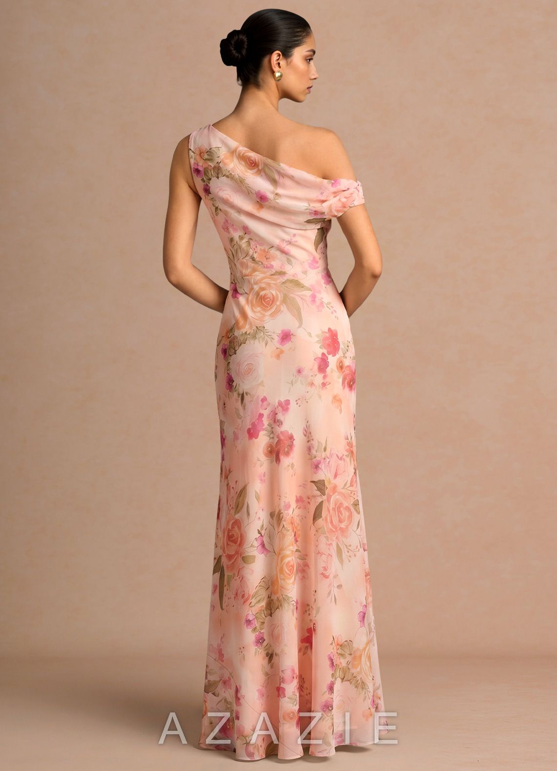 Elodie {color} Maxi Dress  sp_abstract_bouquet_floral_#111401