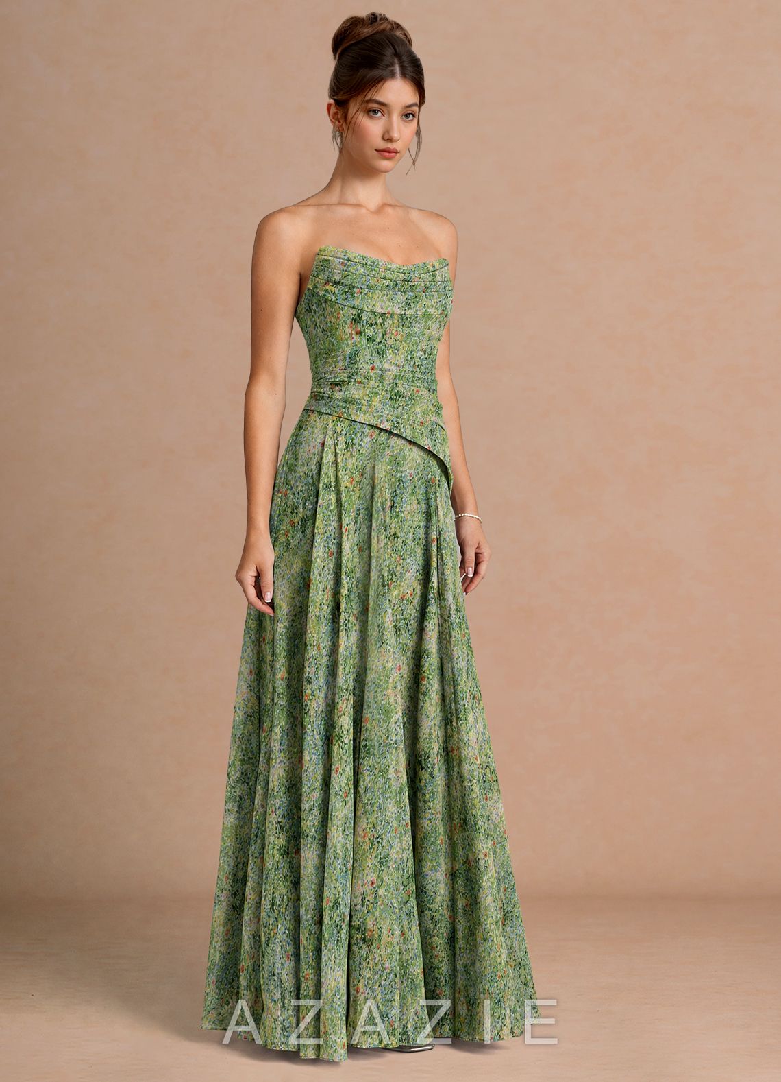 Romane {color} Maxi Dress  sp_green_floral_#gf134901