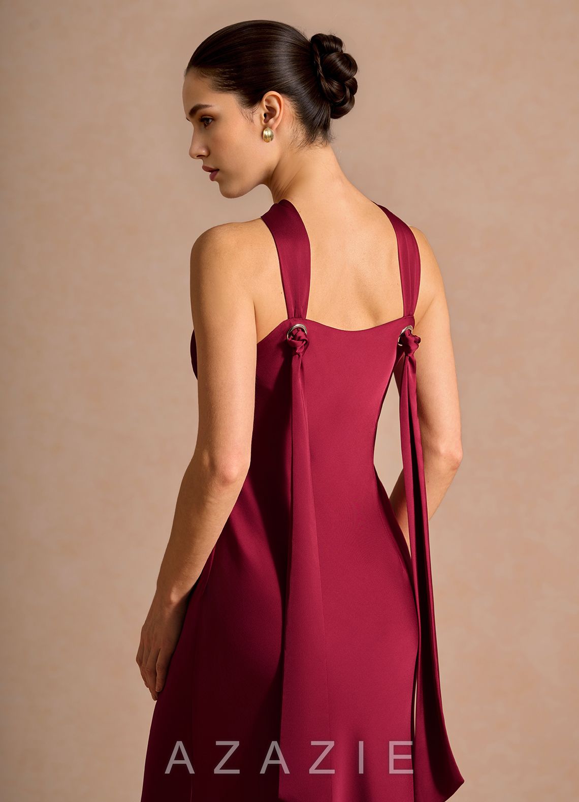 Martina {color} Maxi Dress  sp_merlot_#me134131