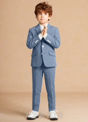 Finn Dusty Blue Boy 2-Piece Suit