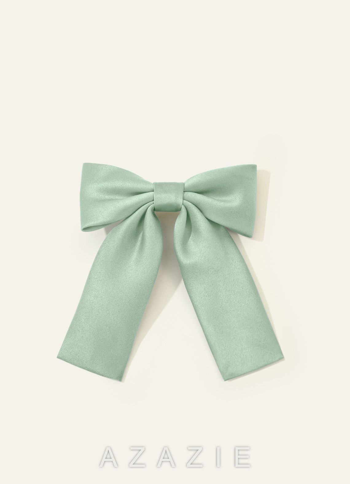 Girls Matte Satin Bow Hair Clip