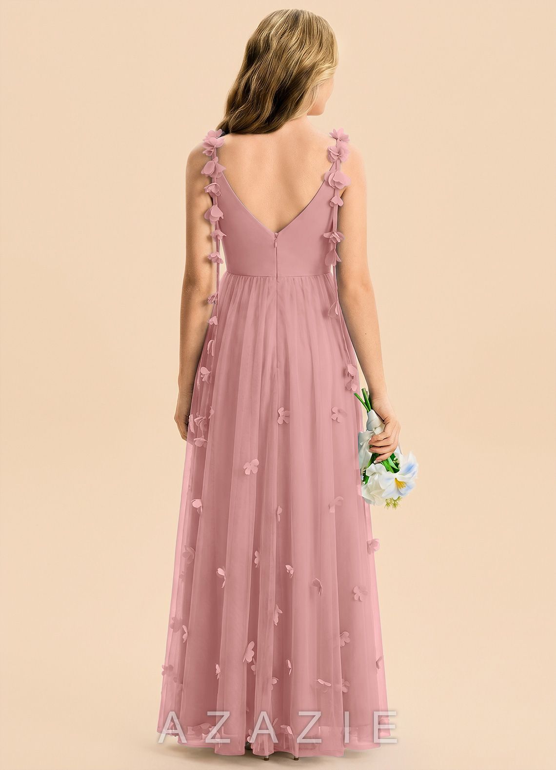 Azazie Stevie Junior Formal Dress  light_pink_#lp134193