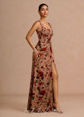 Isabelle {color} Maxi Dress  sp_mauve_multi_#mm134318
