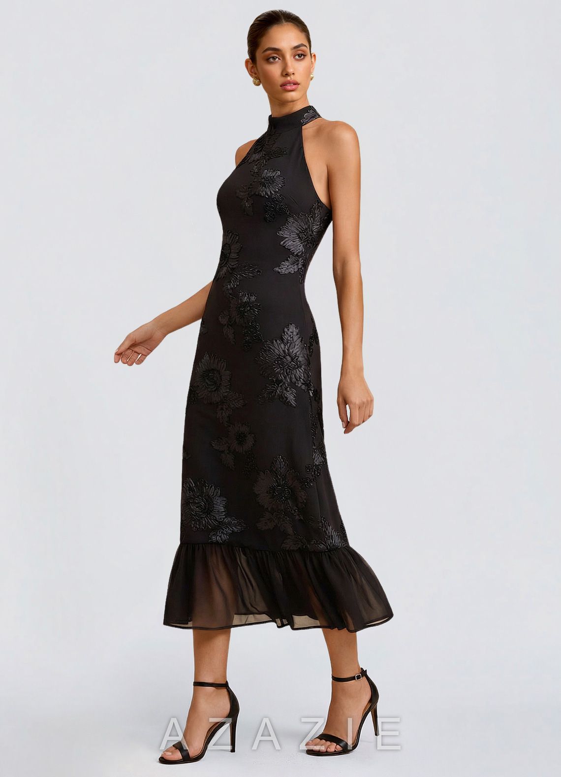 Ivanna {color} Midi Dress  sp_black_#bk134976