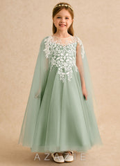 Azazie Dandelion Dusty Sage Ball-Gown Lace Dress dusty_sage