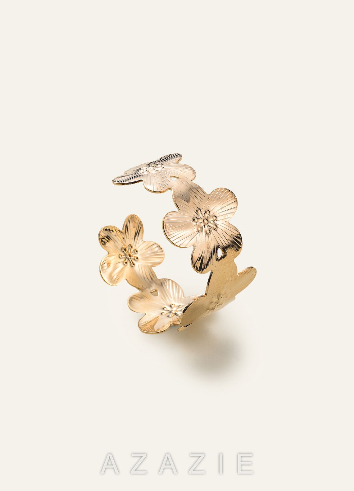 Flower Cuff Bracelet