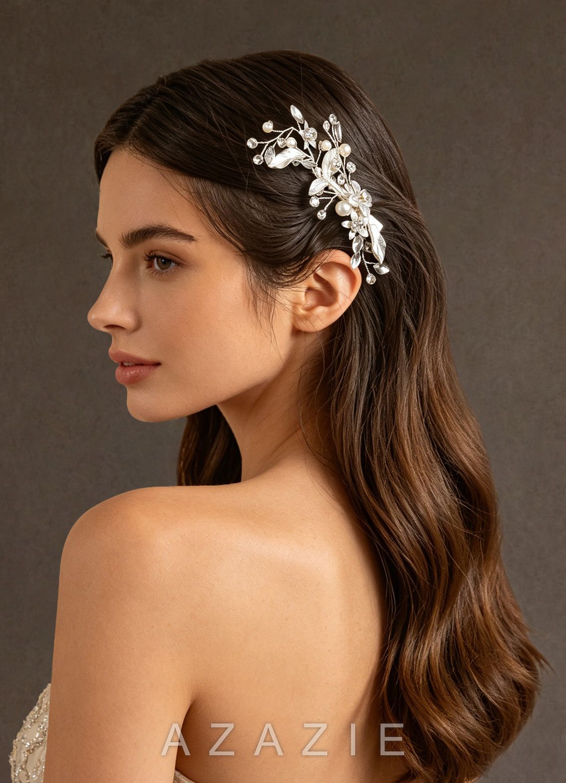 Pearl Floral Hair Clip
