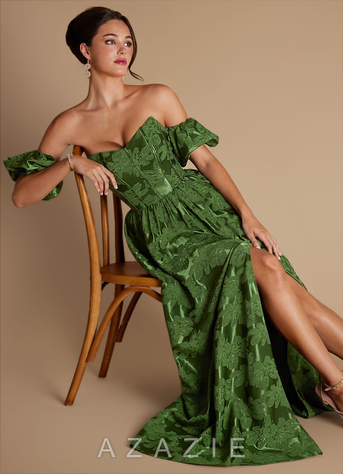 Ashlie {color} Maxi Dress  sp_midnight_forest_#mf134417
