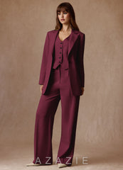 Rowan Burgundy Refined Weave Performance 2-Piece Suit