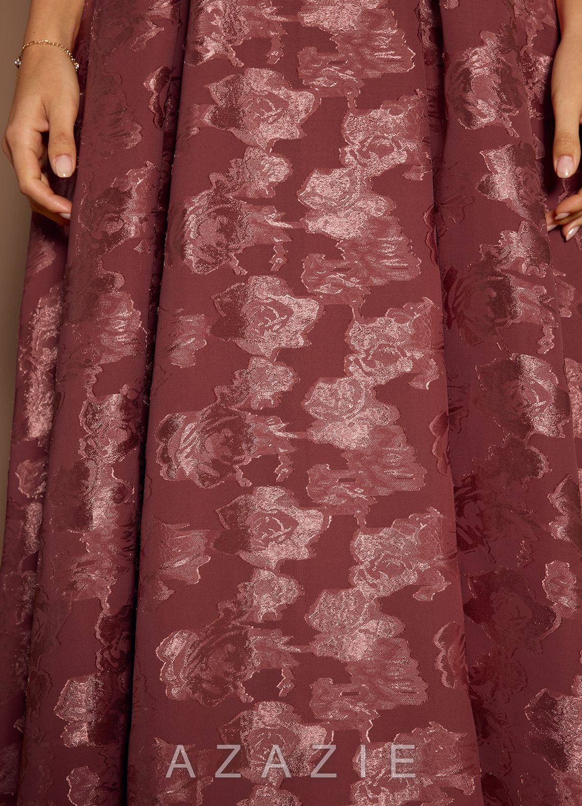 Briac {color} A-line Midi Dress  sp_vintage_rose_#vr134282