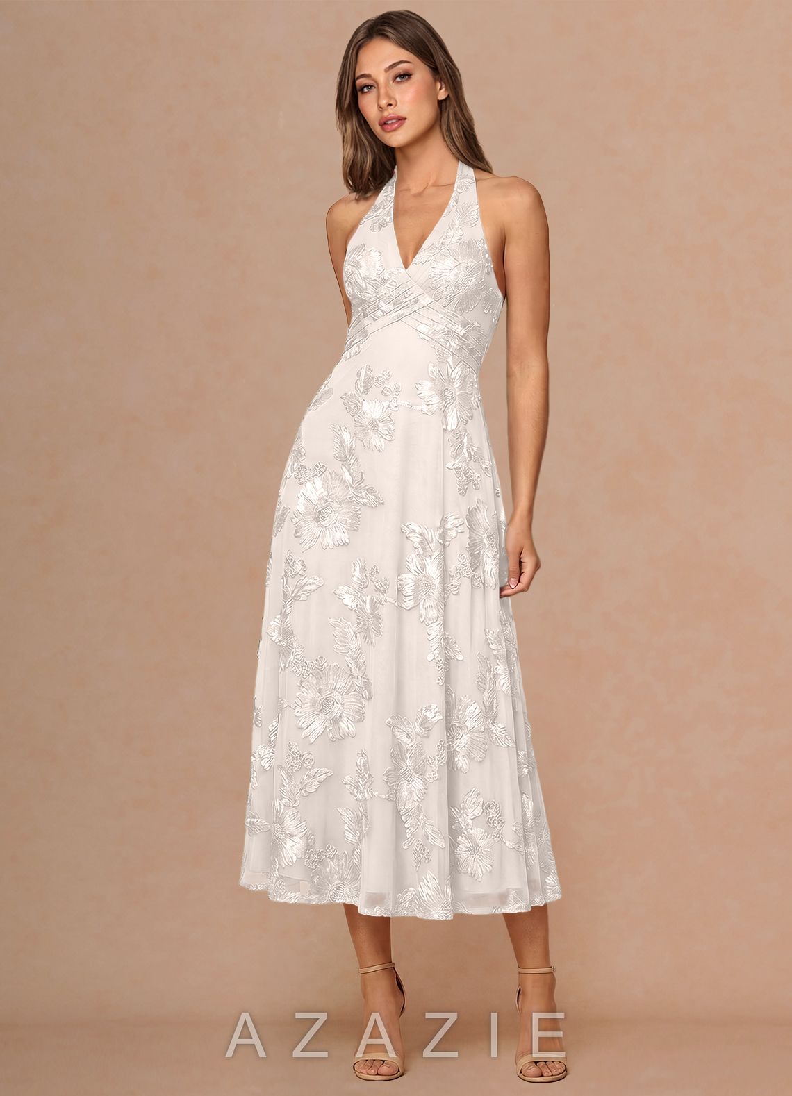 Josee {color} Midi Dress  sp_cloud_white_#cw134325
