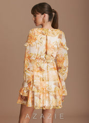 Izabella {color} Mini Dress  sp_peach_bloom_#pb134369