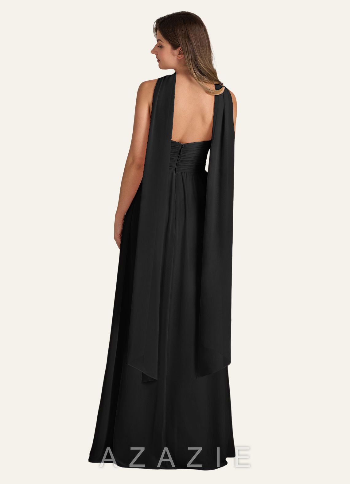 Azazie Matching Color Chiffon Scarf